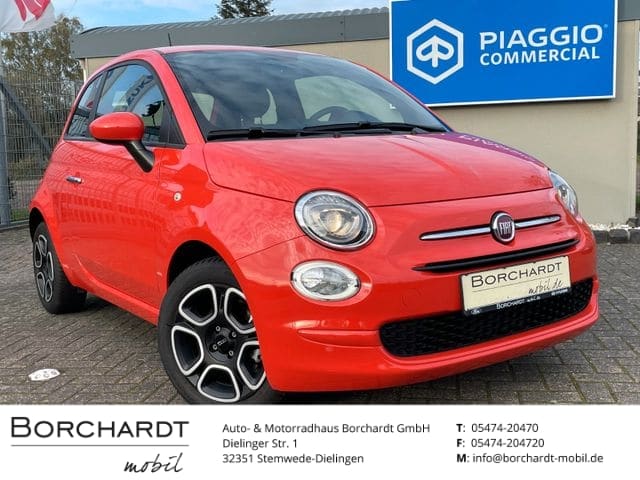 Fiat 500 Club Apple&AndroidAuto Bluetooth LM-Felgen